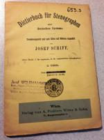 Josef Schiff: Stenographie (1892) - Dict Josef Schiff: Stenographie (1892) - Dict