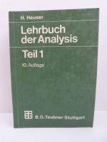 Heuser, Dr. rer. nat. Harro: Lehrbuch de Heuser, Dr. rer. nat. Harro: Lehrbuch de