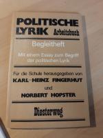 Politische Lyrik Arbeitsbuch Begleitheft  mit einem Essay  zum Begriff der politischen Lyrik