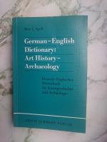 German-English Dictionary: Art History - Archaeology