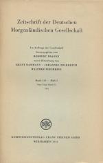 Zeitschrift der Deutschen Morgenländischen Gesellschaft. Band 110 - Heft 2