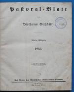 Bisthum Eichstätt: Pastoral-Blatt des Bi