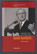 Matthias Schreiber: Wer hofft, kann hand