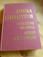 Afrika-Schrifttum. Literature on Africa. Etudes sur l'Afrique. Band II, Index. Volumen II, Index.