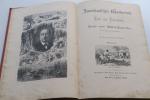 Biart, Lucian. Amerikanisches Wanderbuch. Land- und Lebensbilder aus Nord- und Mittel-Amerika. Preisgekrönt von der franz. Akademie. Nach Lucian Biart frei bearbeitet von Philipp Laicus. Erste Ausgabe. Einsiedeln, New-York, Cincinnati und St. Louis, Druck und Verlag von Gebr. Karl und Nikolaus Benziger, 1880. * Mit Holzstich-Frontispiz, Titelvignette und 55 teils ganzseitigen Textholstichen. * 316 S. Original Leineneinband mit Schwarz- und Goldprägung und marmoriertem Schnitt.