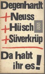 Degenhardt/Neuss/Hüsch/Süverkrüp: Da hab Degenhardt/Neuss/Hüsch/Süverkrüp: Da hab