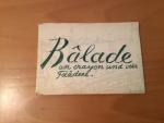 Bâlade un crayon und vier Fäädere
