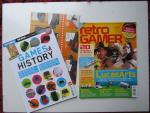 Games History mit Poster (Games Guide 2/2014) + Retro Gamer. Das Magazin für klassische Spiele (4/2013)