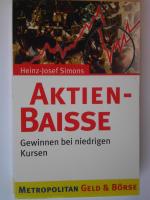 Simons, Heinz J: Aktien-Baisse Simons, Heinz J: Aktien-Baisse