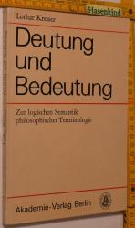 Lothar Kreiser: Deutung und Bedeutung. Z