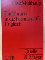 Einführung in die Fachdidaktik Englisch