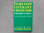 Feminist Literary Criticism. Explorations in Theory