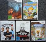 5x Wii Sport Spiele mit Der magische Stift, FIFA Fussball-WM, TopSpin3, ...