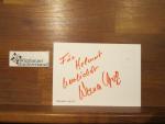 Werner Opitz: Original Autogramm Werner 