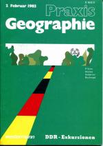 Praxis Geographie 2/1983: DDR-EXKURSIONEN / mit Beihefter: DDR-Karten