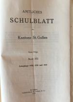 Kanton St. Gallen: Amtliches Schulblatt 