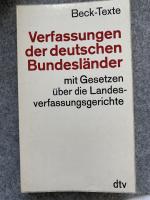 Verfassungen der deutschen Bundesländer 