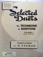 Selected Duos for Trombone or Baritone Vol. 1