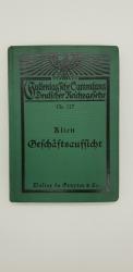 Die Geschäftsaufsicht zur Abwendung des Konkurses - Verordnung des Bundesrats vom 14. Dez. 1916