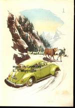 van Husen: VW Käfer auf Alpenpass "Rückw