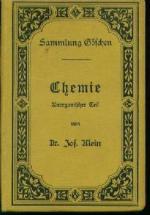 b0642 Dr. Jos. Klein Chemie, Anorganische Teil./ G. J. Gösche`sche Verlagsbuchhandlung. Leipzig 1904. Olwd. 175 Seiten. Sammlung Göschen