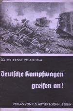 Major Ernst Volckheim: Deutsche Kampfwag