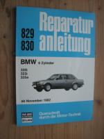 BMW 6 Zylinder ab 11/1982 - 320i - 323i - 325e - 829 - 830 : Reparaturanleitung