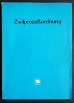 Zivilprozeßordnung - Gesetz über das ger