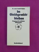 Dr. med. Rudolf Köster: Im Gleichgewicht Dr. med. Rudolf Köster: Im Gleichgewicht