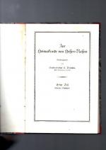 Zur Heimatkunde von Hessen Nassau - 1. bis 6. Teil in einem Buch