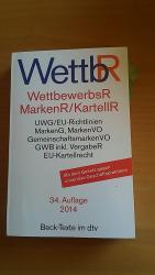 Wettbewerbsrecht, Markenrecht und Kartellrecht - mit Markierungen