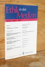 Ethik in der Medizin. Bd. 2, Heft 1