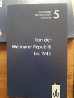 Von der Weimarer Republik bis 1945 - Klasse 10-13