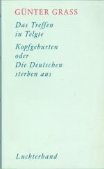Günter Grass: Das Treffen in Telgte. Kop