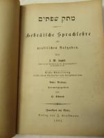 Hebräische Sprachlehre mit praktischen Aufgaben nebst einem Vorkursus und Vokabularium (Hebräisch)
