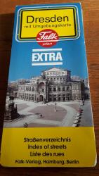 Dresden Extra mit Umgebungskarte