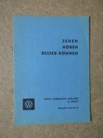 Zwei-Vergaser-Anlage 32 PDSIT, Heft zur Diapositiv-Serie Nr. 20