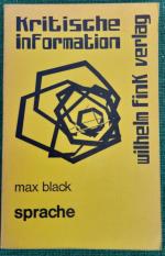 Max Black: Sprache