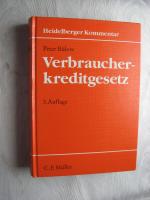 Heidelberger Kommentar zum Verbraucherkreditgesetz