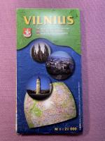 Vilnius, Miestas, Senamiestis, Apylinkes: M. 1:21 000 = City, Old City, Environs = Stadt, Altstadt, Umgebung