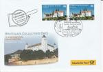 8 Messebriefe mit Briefmarken und Stempe
