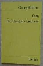 Georg Büchner: Lenz Der hessische Landbo Georg Büchner: Lenz Der hessische Landbo