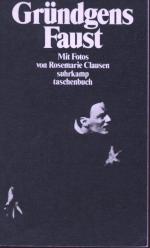 Melchinger Siegfried: Gründgens Faust