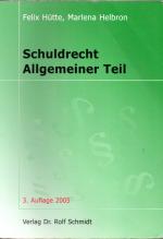 Schuldrecht. Allgemeiner Teil