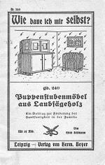 Puppenstubenmöbel aus Laubsägeholz (CD) 