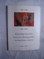 Kloster Andechs: Zehn farbige Votivtafel Kloster Andechs: Zehn farbige Votivtafel