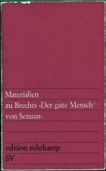 Hecht, Werner (Herausgeber): Materialien