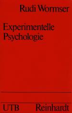 Rudi Wormser: Experimentelle Psychologie