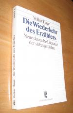 Volker Hage: Die Wiederkehr des Erzähler