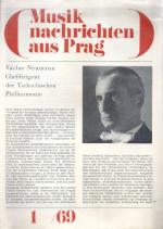 Musiknachrichten aus Prag 1/69 Václav Neumann Chefdirigent der Tschechischen Philharmonie